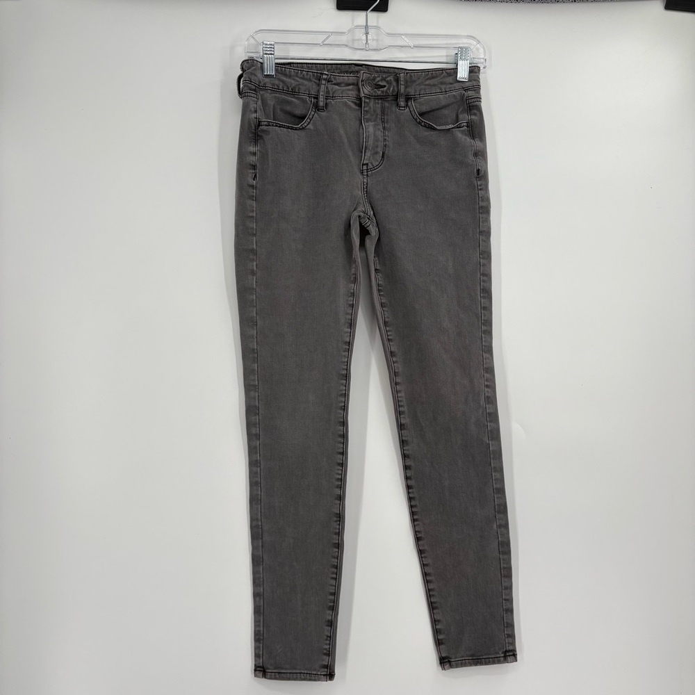 American Eagle super high-rise‎ gray jegging 4